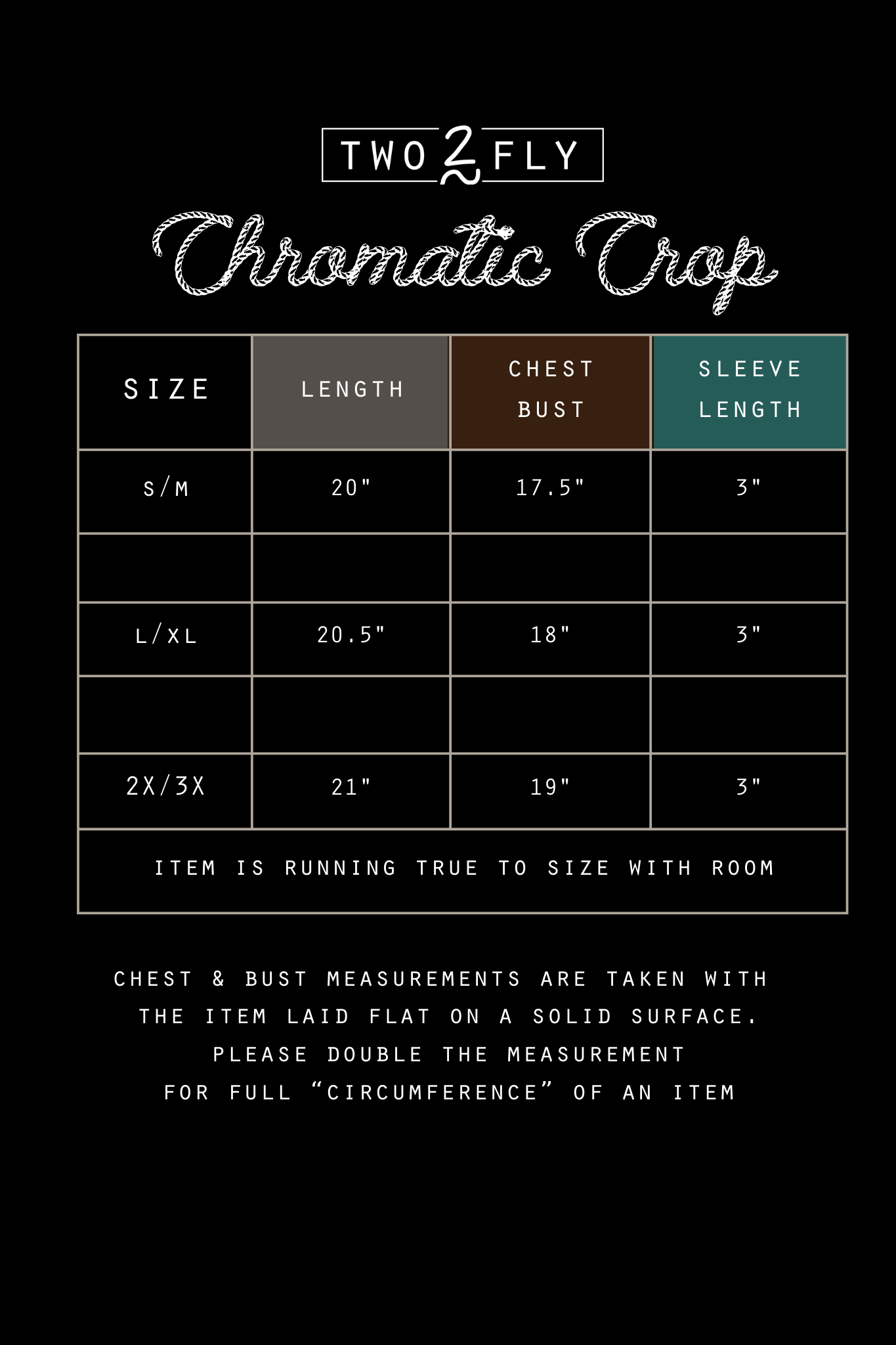 CHROMATIC TOP *long crop