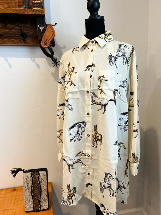 Wild Horses Tunic/Dress