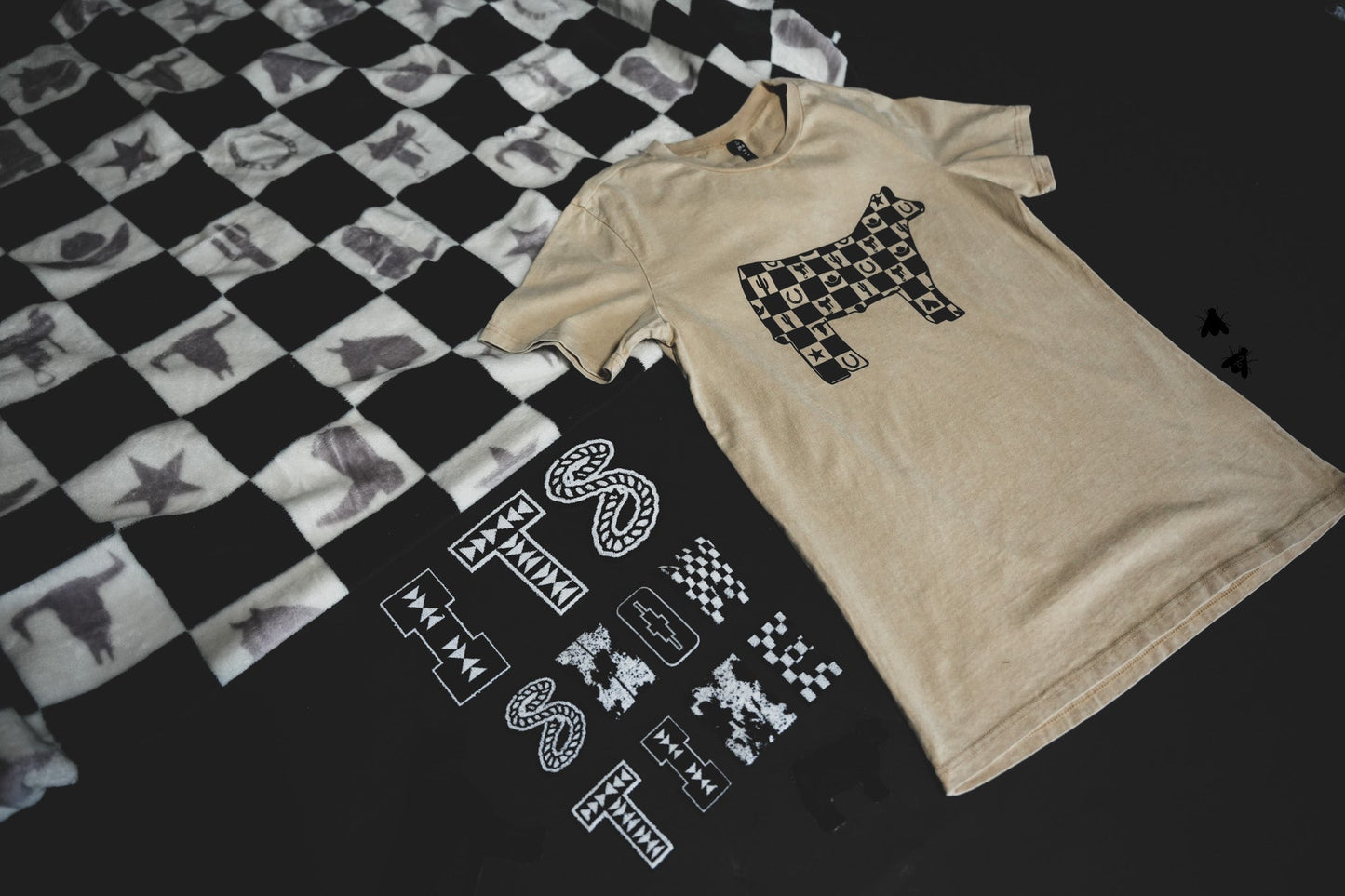 STOCK CHECK *Steer Graphic Tee