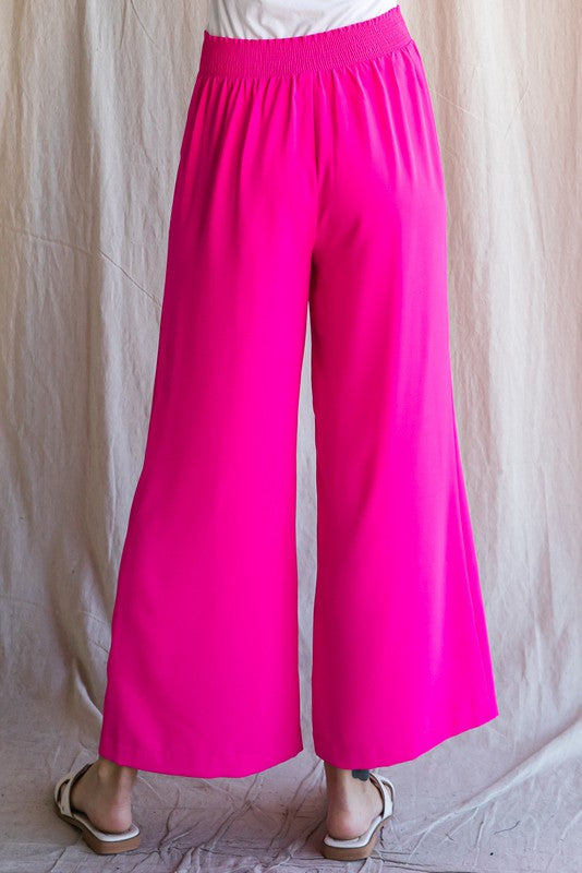 Regular Fit Women Pink Stretchable Pants