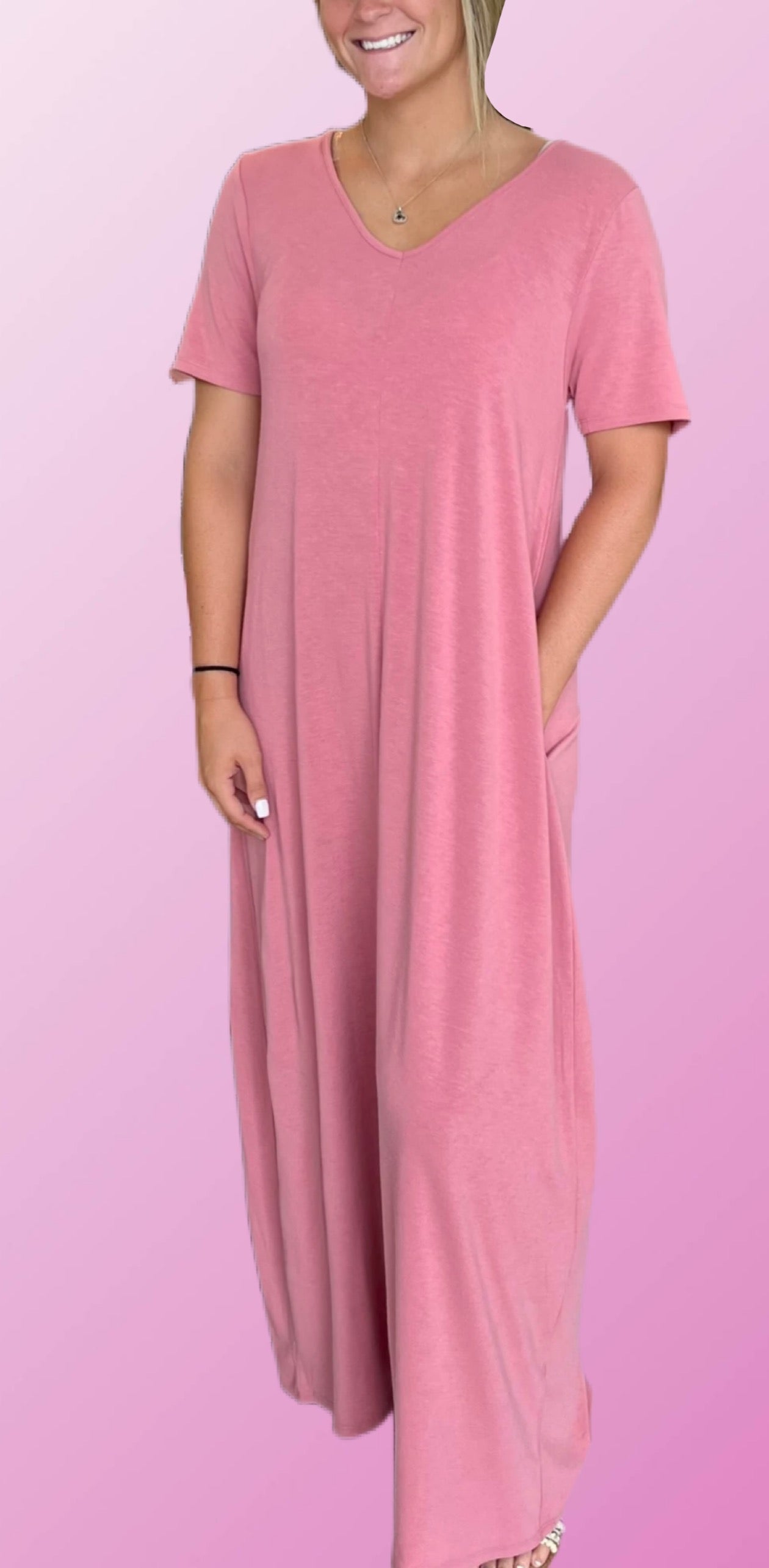 full of grace maxi, dusty rose {extended}