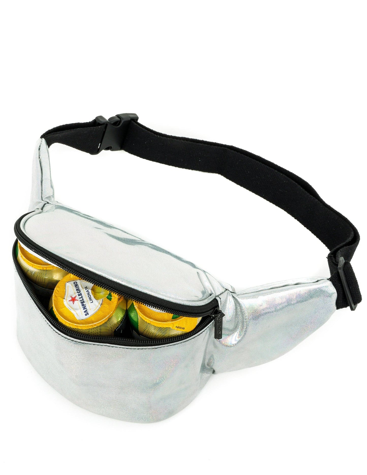Laser Silver - Old sKOOL Le Freeze Insulated Cooler Fanny Pack
