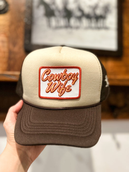 Cowboy Wife Two Tone Trucker Cap