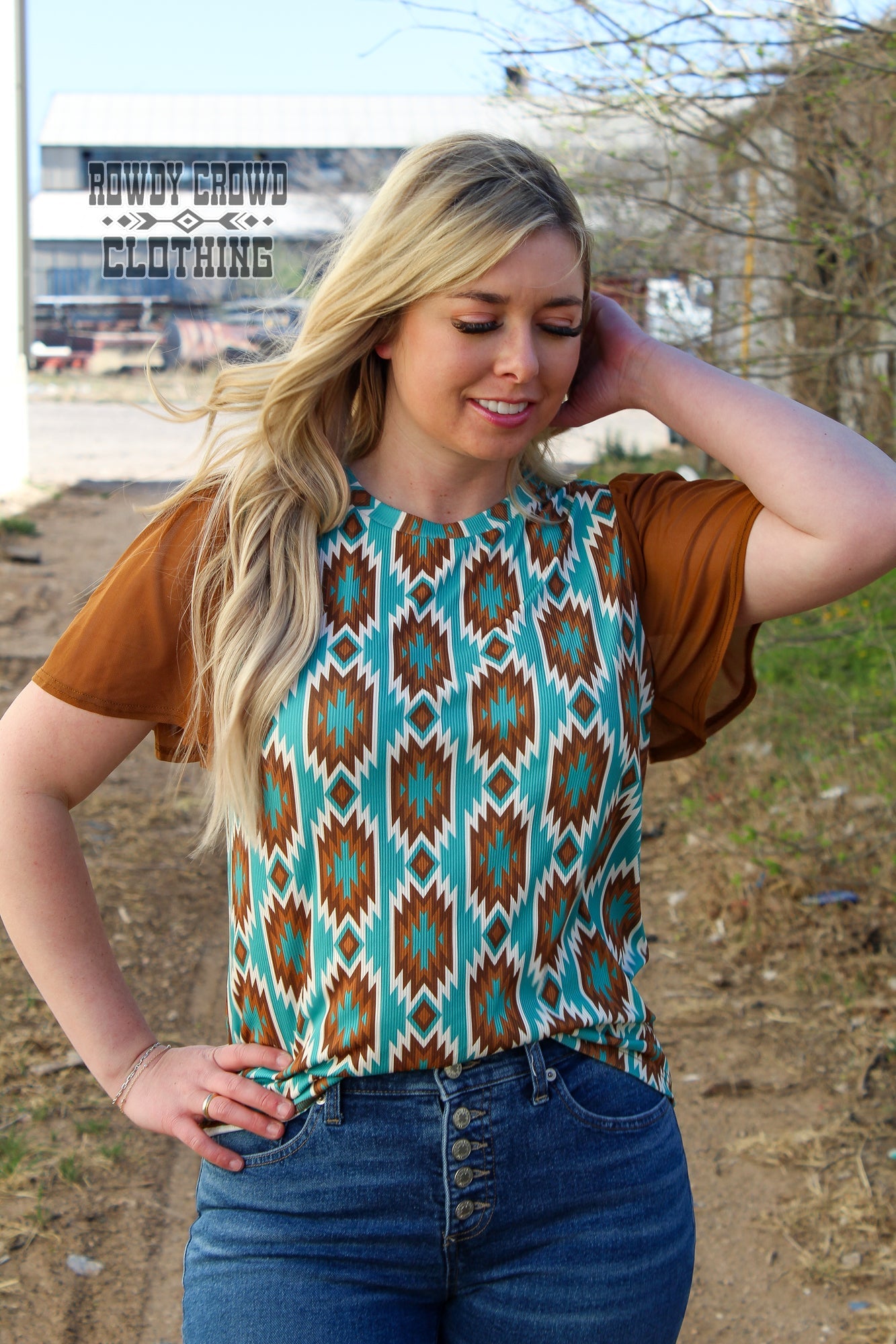 Western Fashion, Western Apparel, Western Tops, Women's Tops, Women's Western Fashion, Western Wholesale, Wholesale Clothing, Western Boutique, Aztec Print