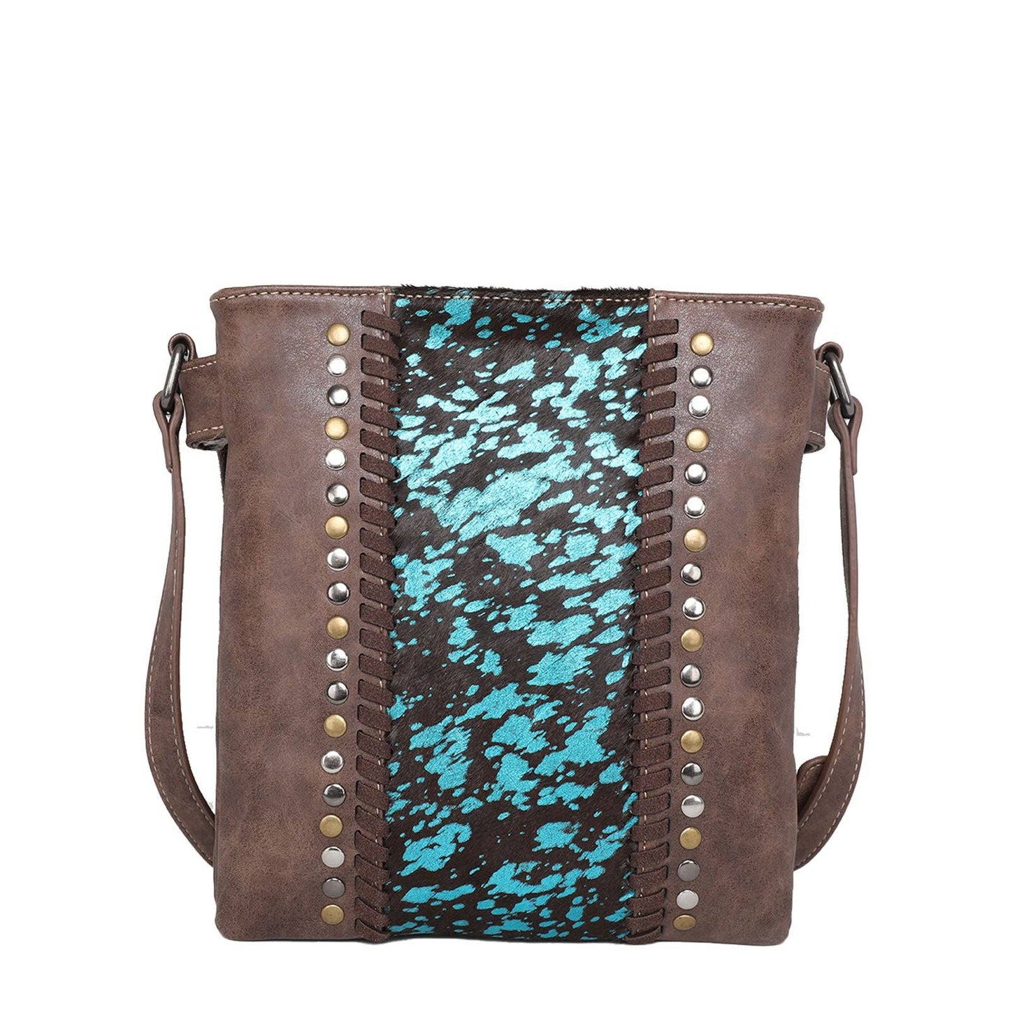 Montana West - Trinity Ranch Hair-On Leather Collection Concealed Carry Crossbody