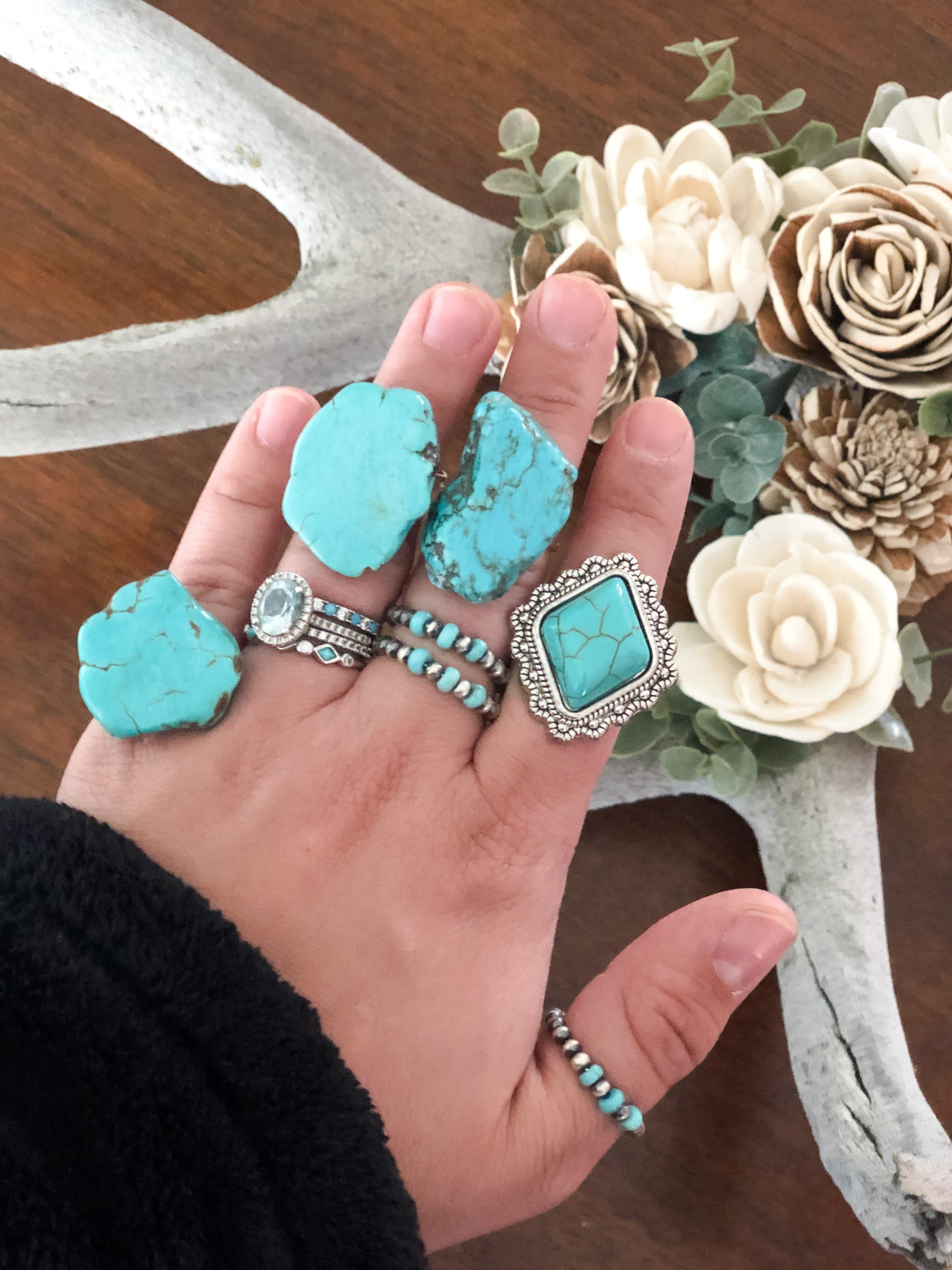 Turquoise 2025 slab ring