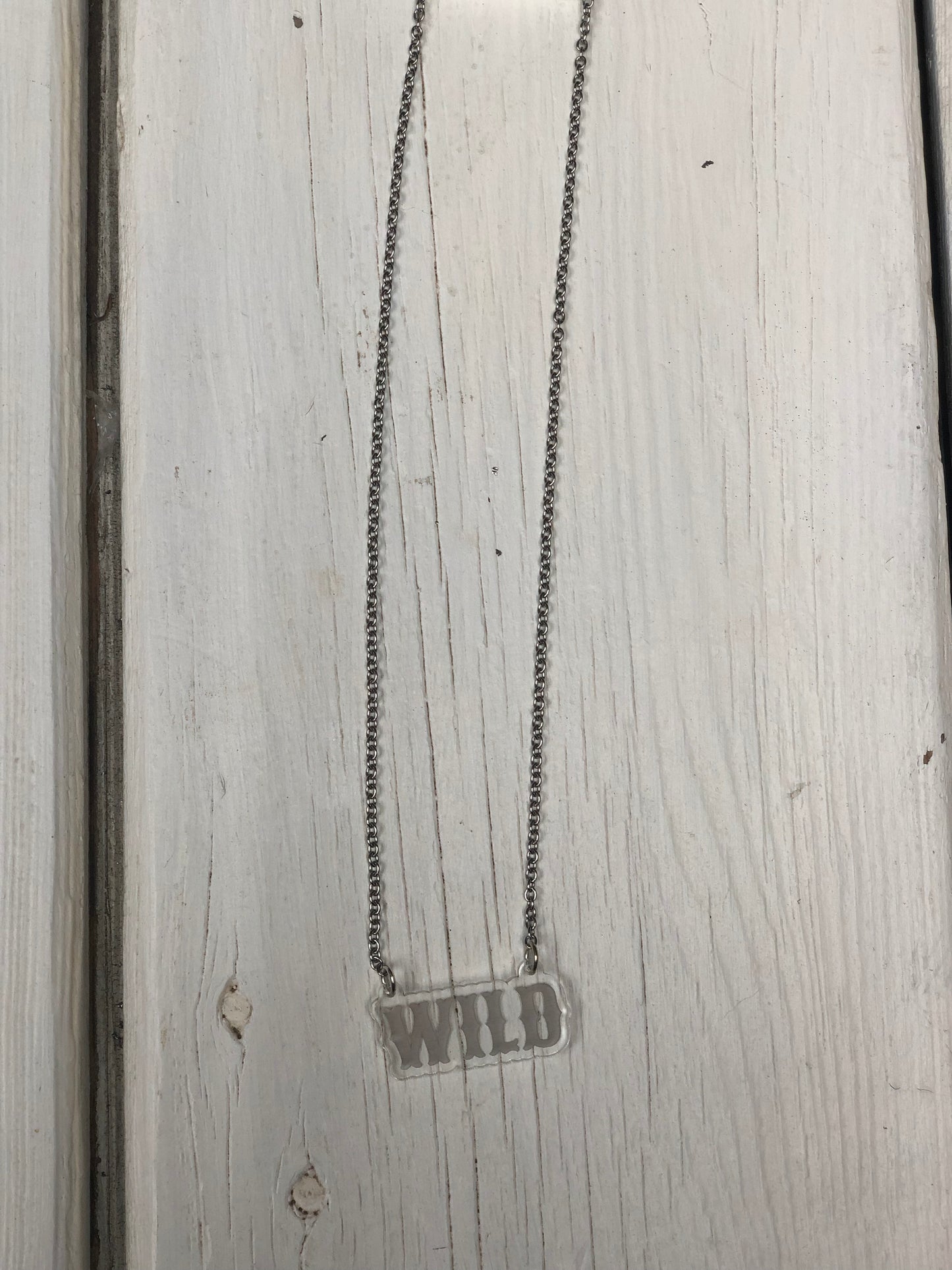 Western Word Necklace